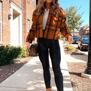 Lulus xs flannel coat